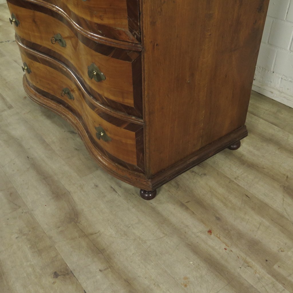 Kommode Barock 1800 Nussbaum