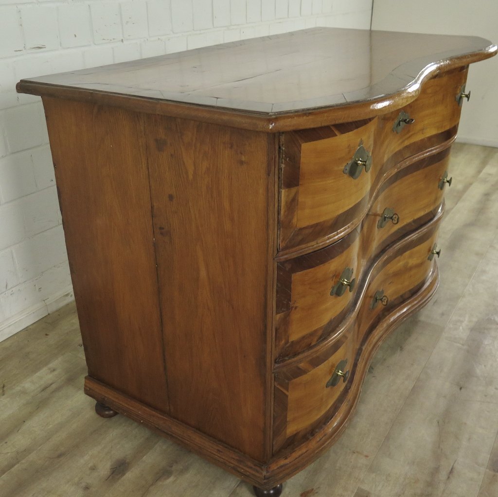 Kommode Barock 1800 Nussbaum