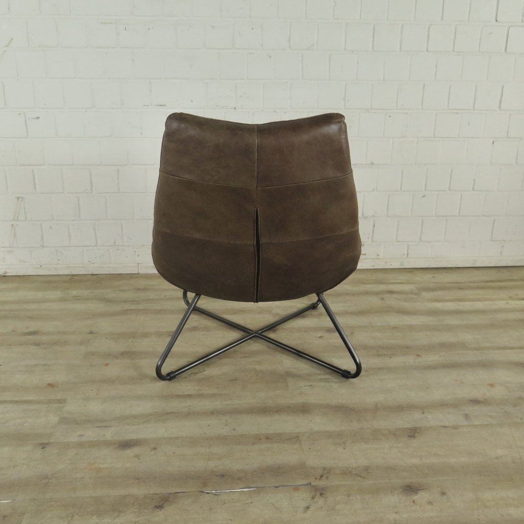 Sessel Leder Braun 0,76 m