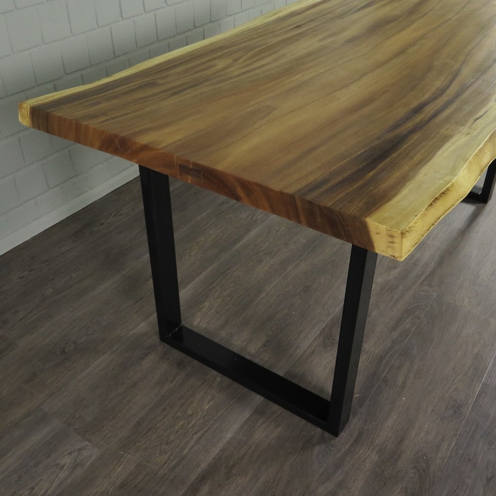 Esstisch Tisch Baumstamm Teakholz 1,79 m x 0,90 m