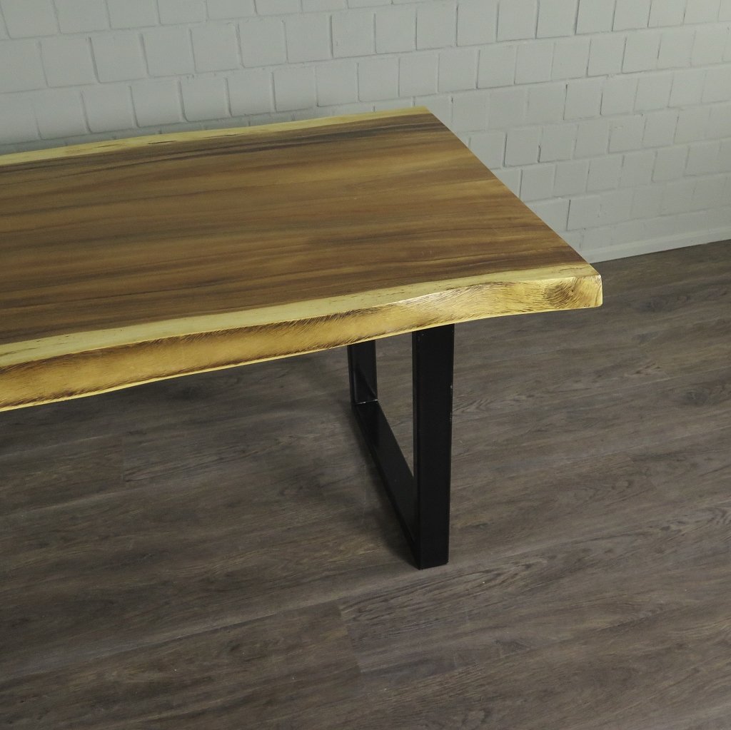 Esstisch Tisch Baumstamm Teakholz 1,79 m x 0,90 m