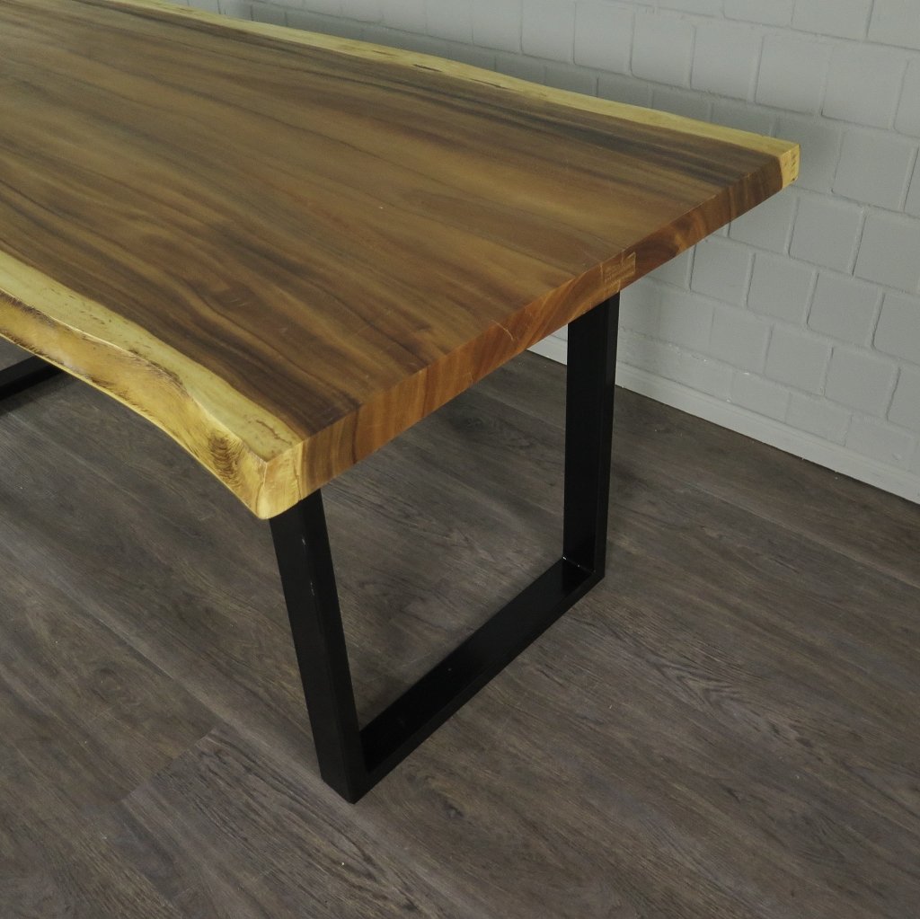 Esstisch Tisch Baumstamm Teakholz 1,79 m x 0,90 m