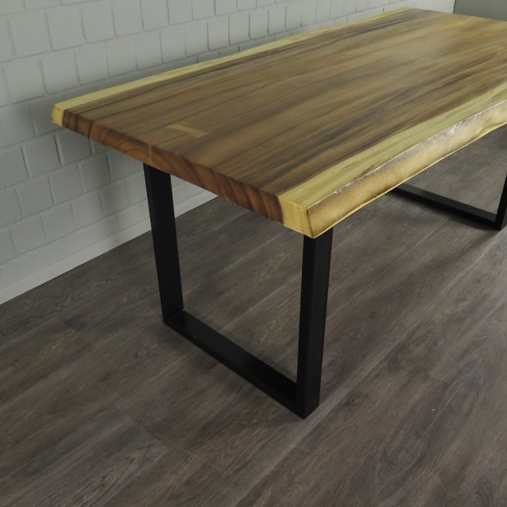Esstisch Tisch Baumstamm Teakholz 1,79 m x 0,90 m