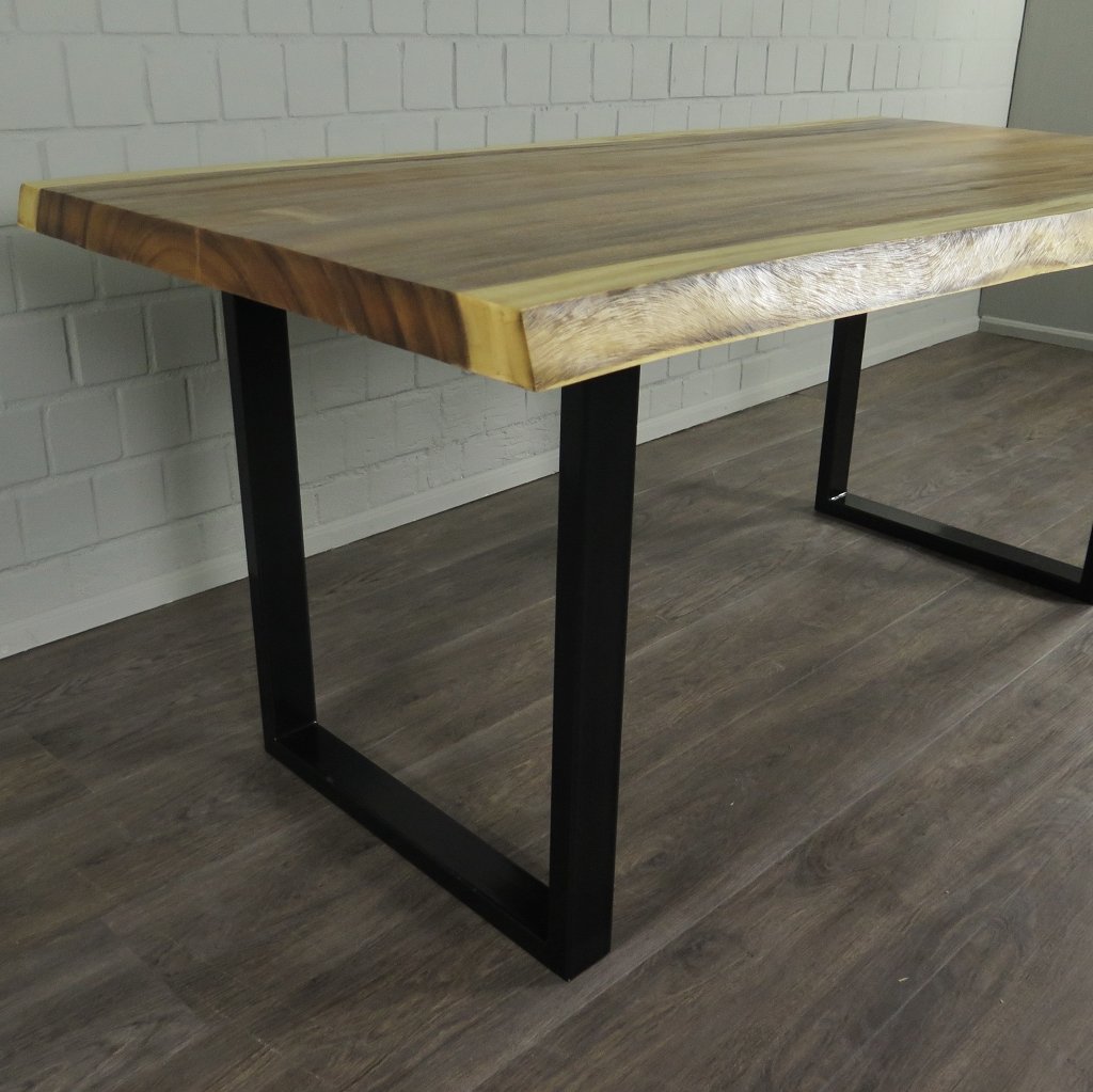 Esstisch Tisch Baumstamm Teakholz 1,79 m x 0,90 m