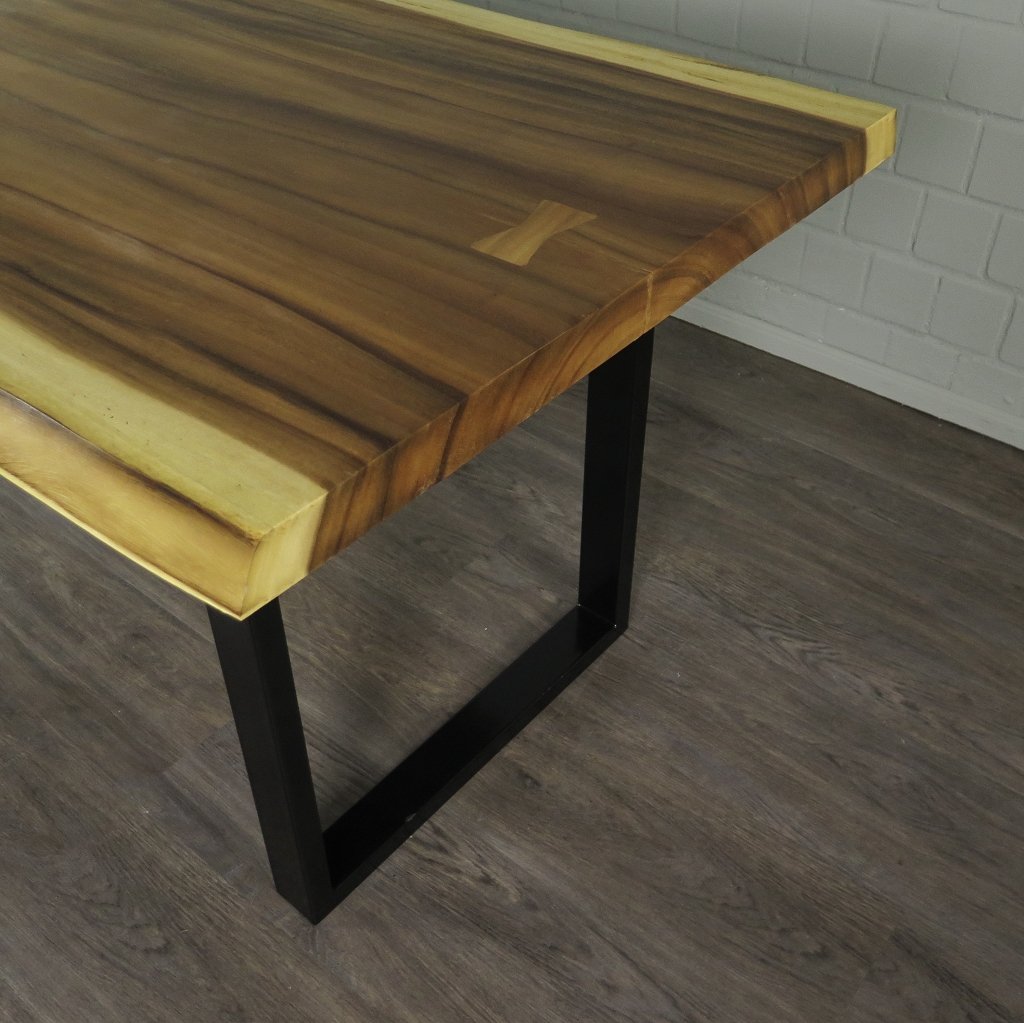 Esstisch Tisch Baumstamm Teakholz 1,79 m x 0,90 m