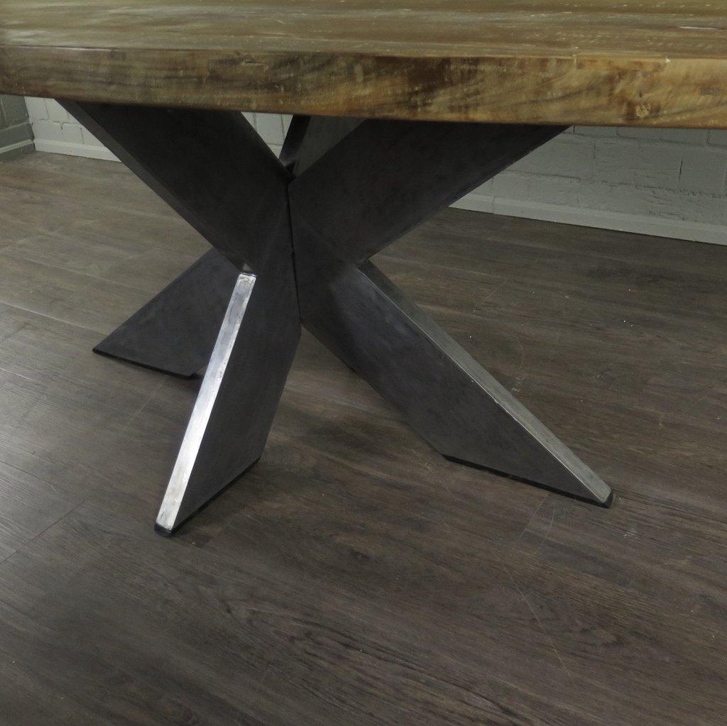 Esstisch Tisch Teakholz Oval 2,61 m x 1,10 m