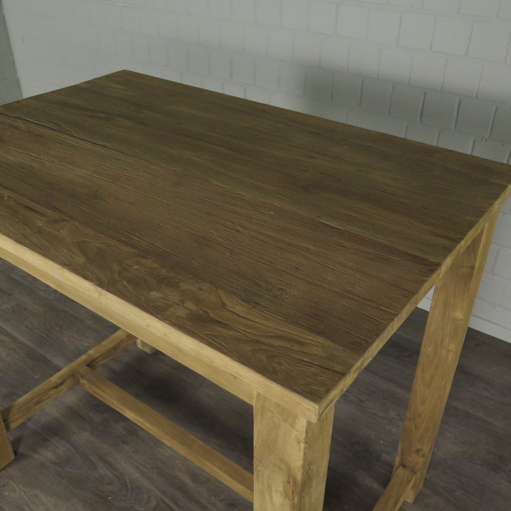 Stehtisch Teakholz 1,20 m x 0,80 m