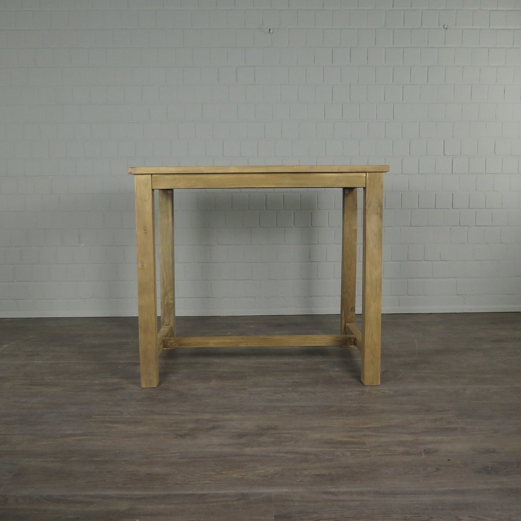 Stehtisch Teakholz 1,20 m x 0,80 m