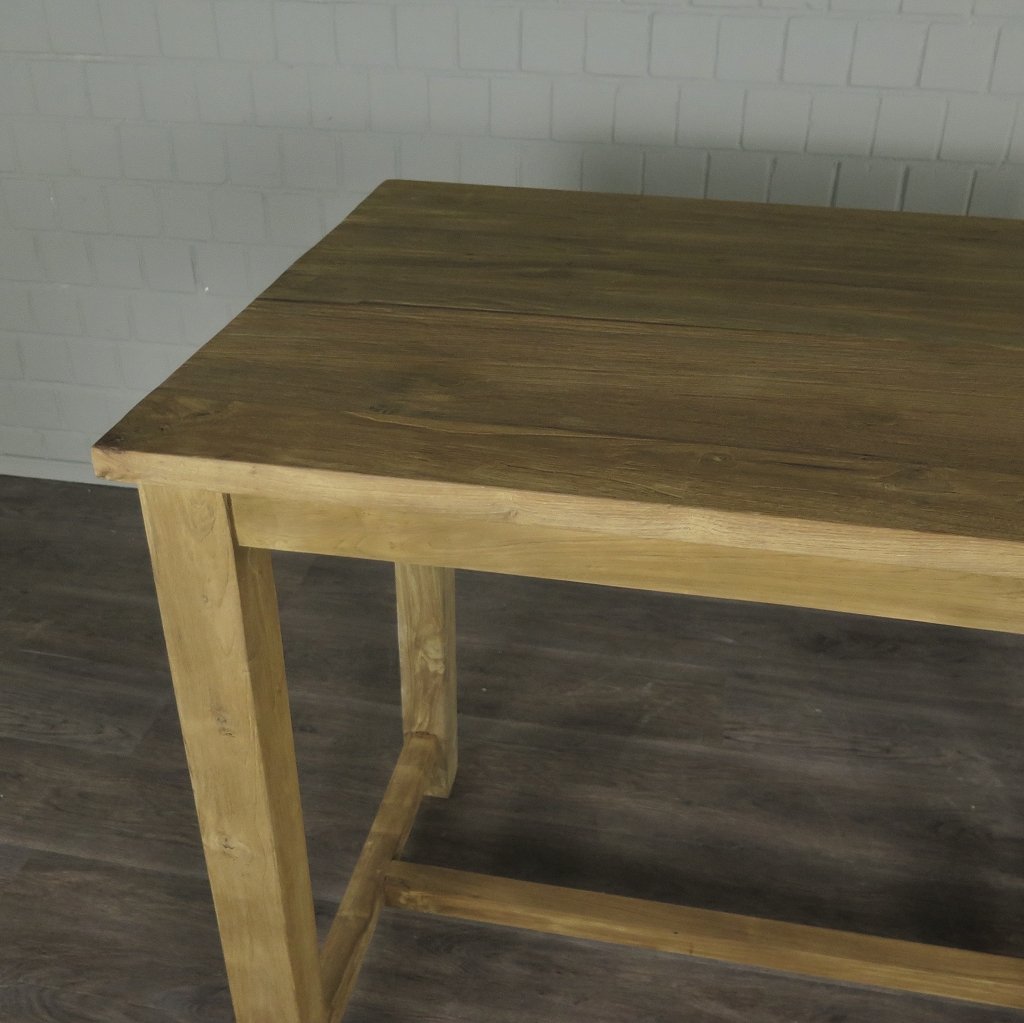 Stehtisch Teakholz 1,20 m x 0,80 m