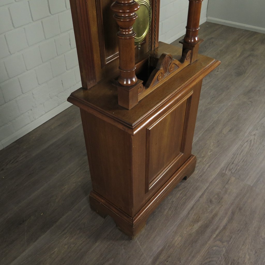 Standuhr Uhr Jugendstil 1920 Nussbaum