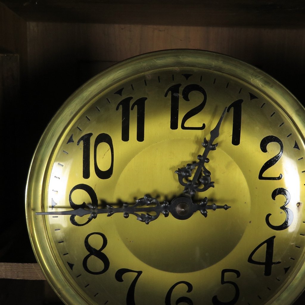 Standuhr Uhr Jugendstil 1920 Nussbaum