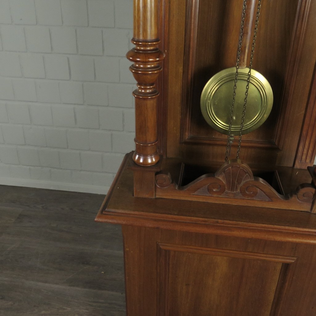 Standuhr Uhr Jugendstil 1920 Nussbaum