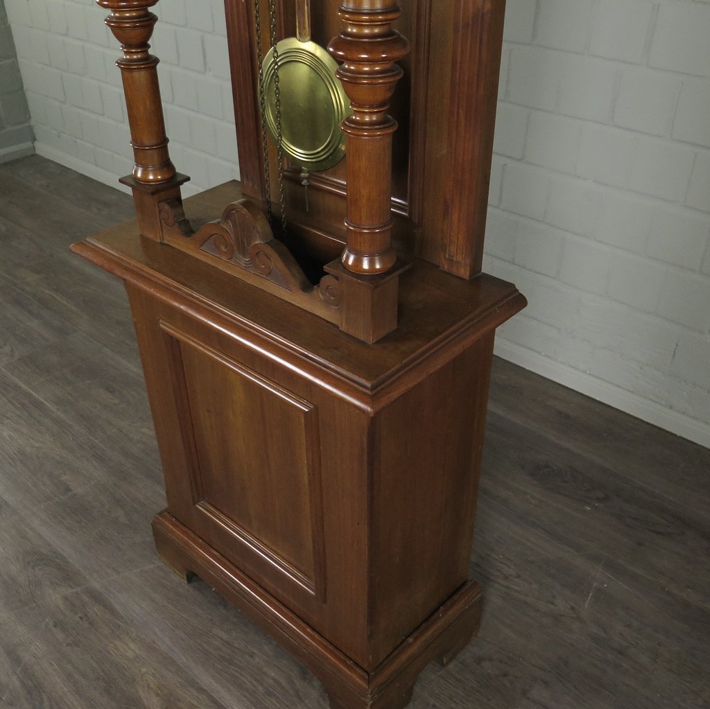 Standuhr Uhr Jugendstil 1920 Nussbaum