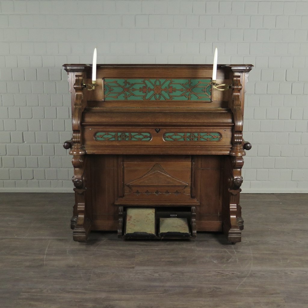 Estey Harmonium Orgel Gründerzeit 1879 Eiche