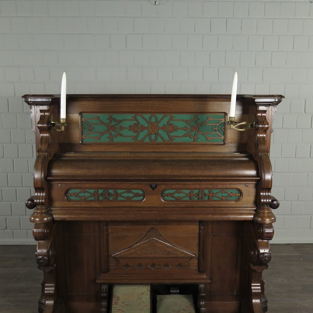 Estey Harmonium Orgel Gründerzeit 1879 Eiche