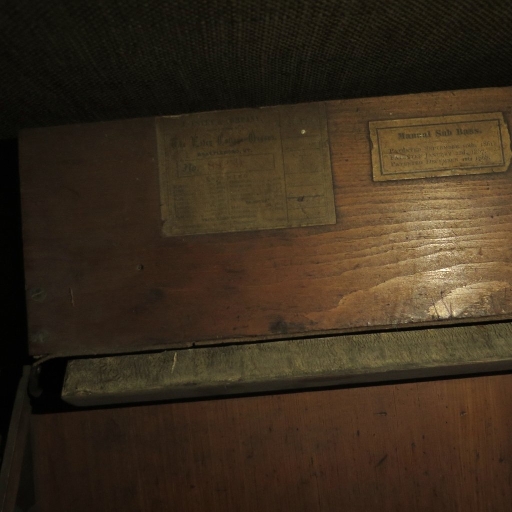Estey Harmonium Orgel Gründerzeit 1879 Eiche