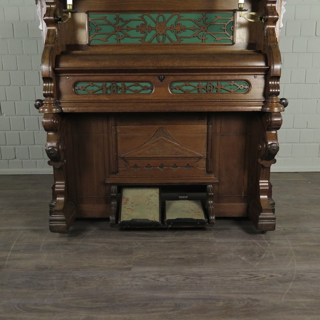 Estey Harmonium Orgel Gründerzeit 1879 Eiche