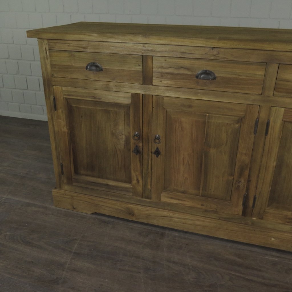 Sideboard Anrichte Teakholz 2,00 m