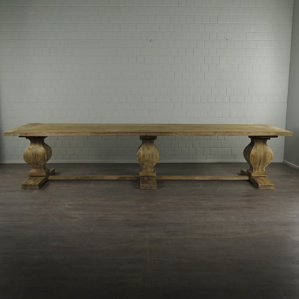 Tisch Esstisch Teakholz 3,60 m x 1,00 m