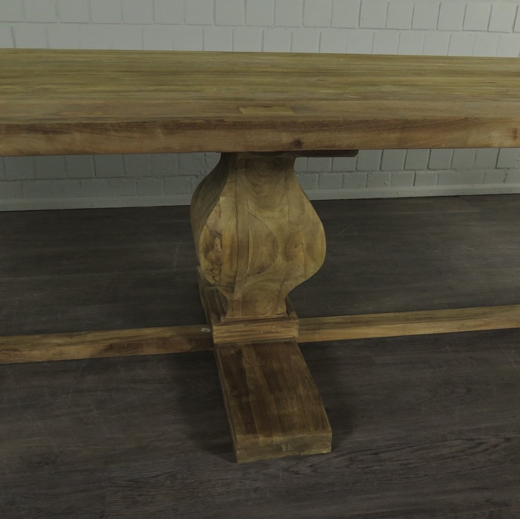 Tisch Esstisch Teakholz 3,60 m x 1,00 m