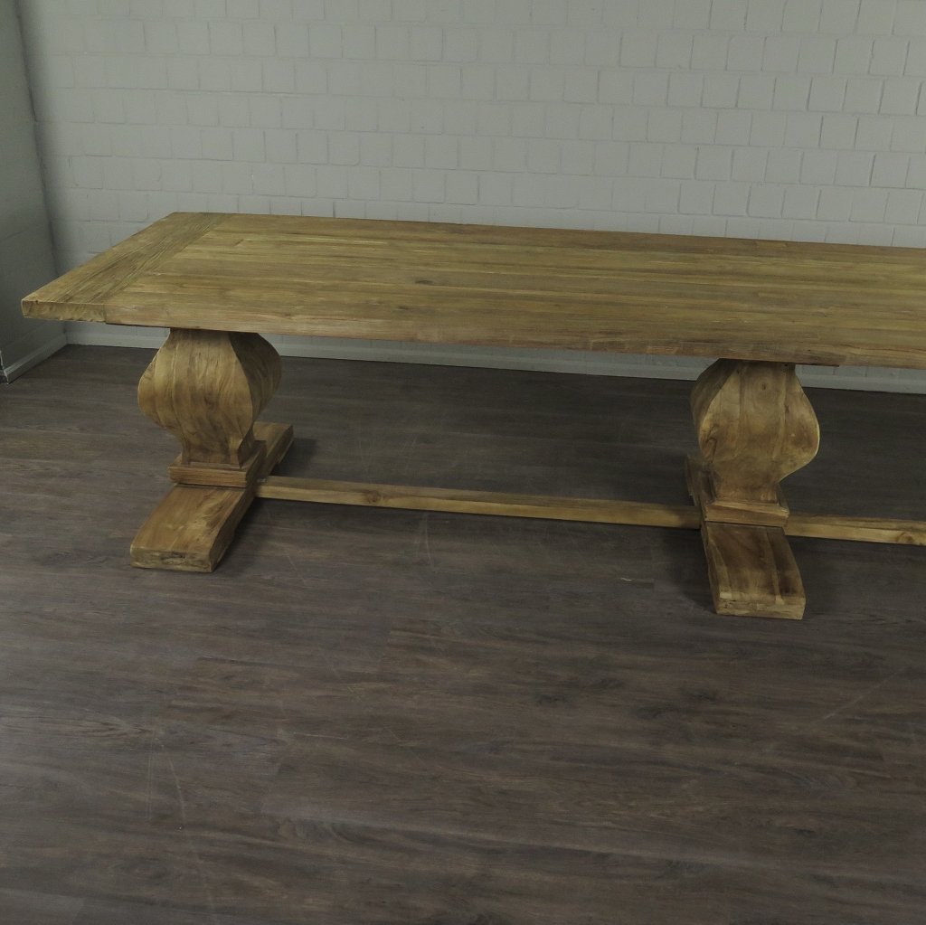 Tisch Esstisch Teakholz 3,60 m x 1,00 m