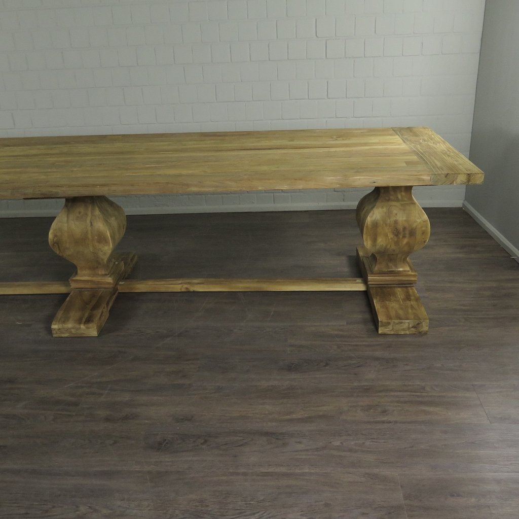 Tisch Esstisch Teakholz 3,60 m x 1,00 m