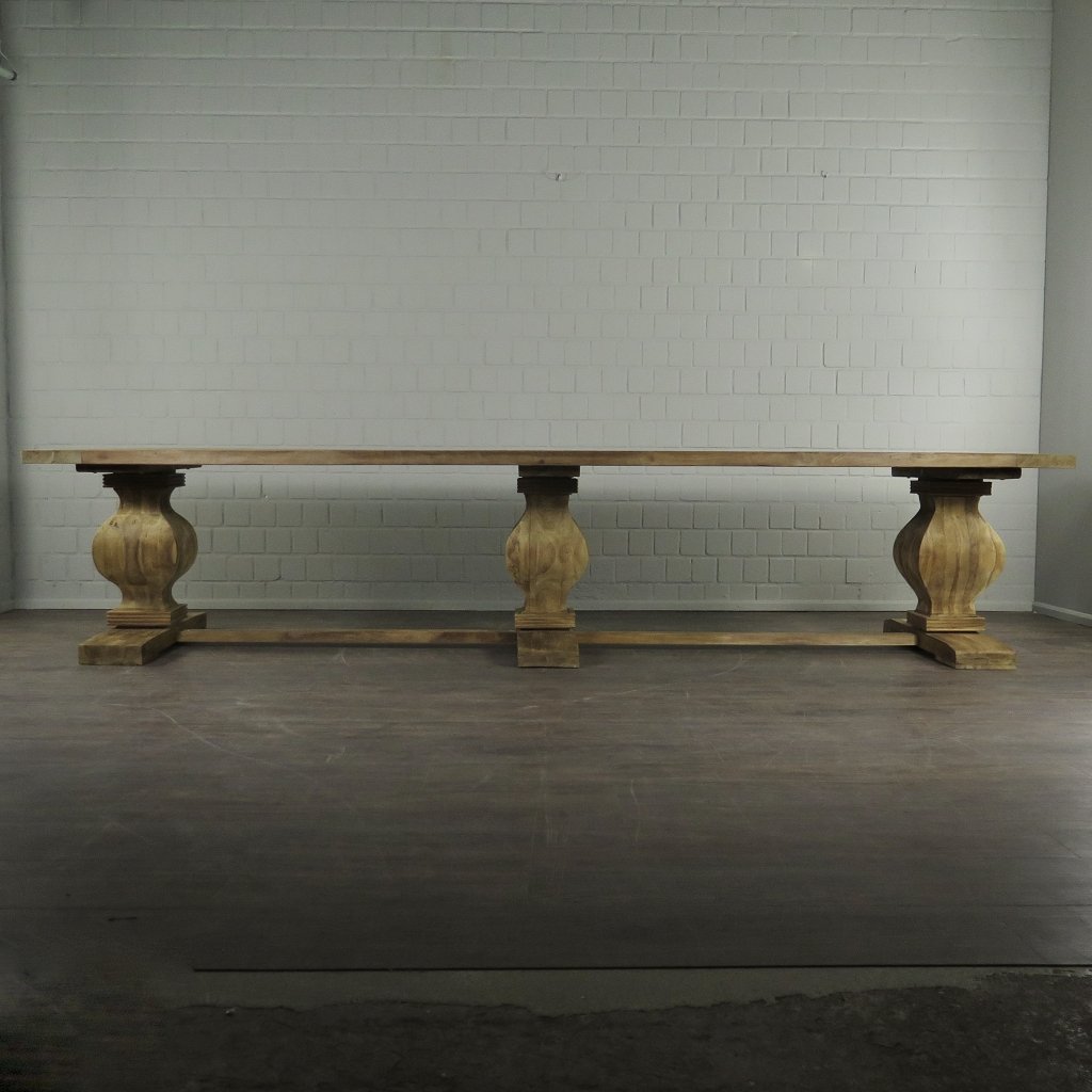 Tisch Esstisch Teakholz 3,60 m x 1,00 m