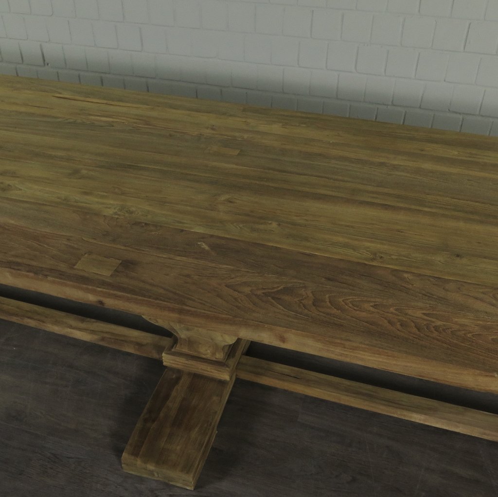 Tisch Esstisch Teakholz 3,60 m x 1,00 m