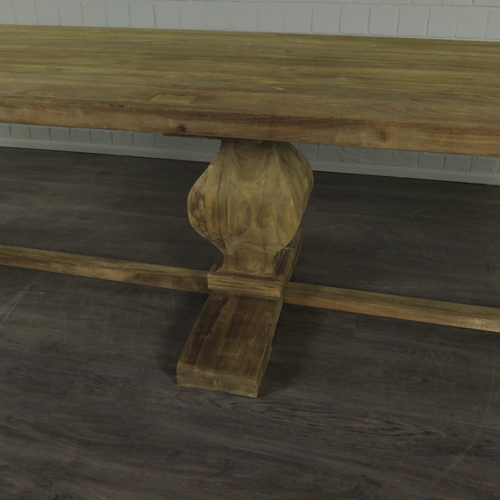 Tisch Esstisch Teakholz 3,60 m x 1,00 m