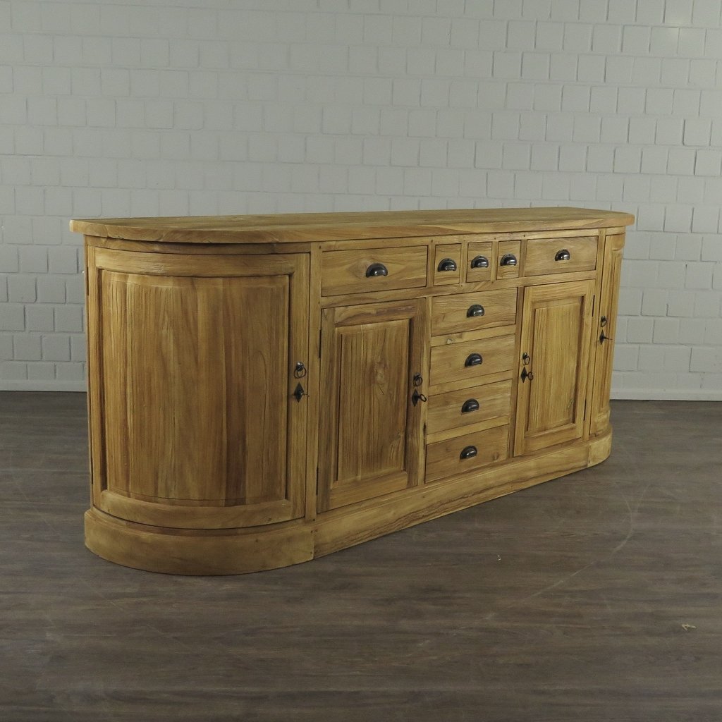 Sideboard Anrichte Teakholz 2,20 m