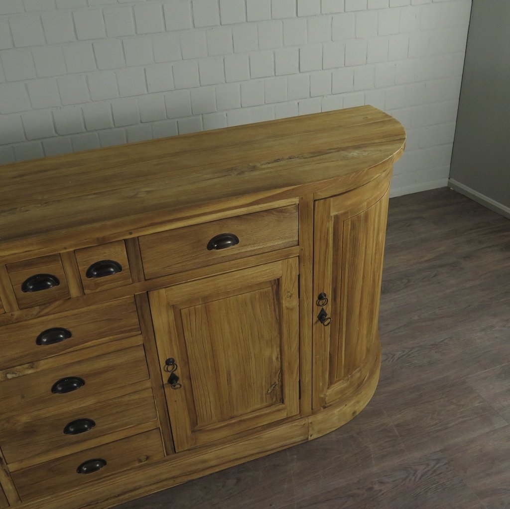 Sideboard Anrichte Teakholz 2,20 m