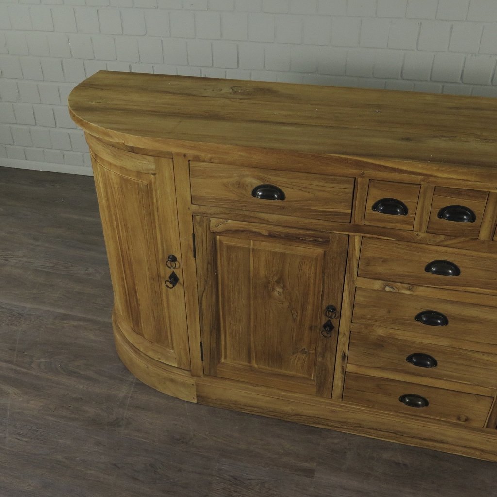 Sideboard Anrichte Teakholz 2,20 m