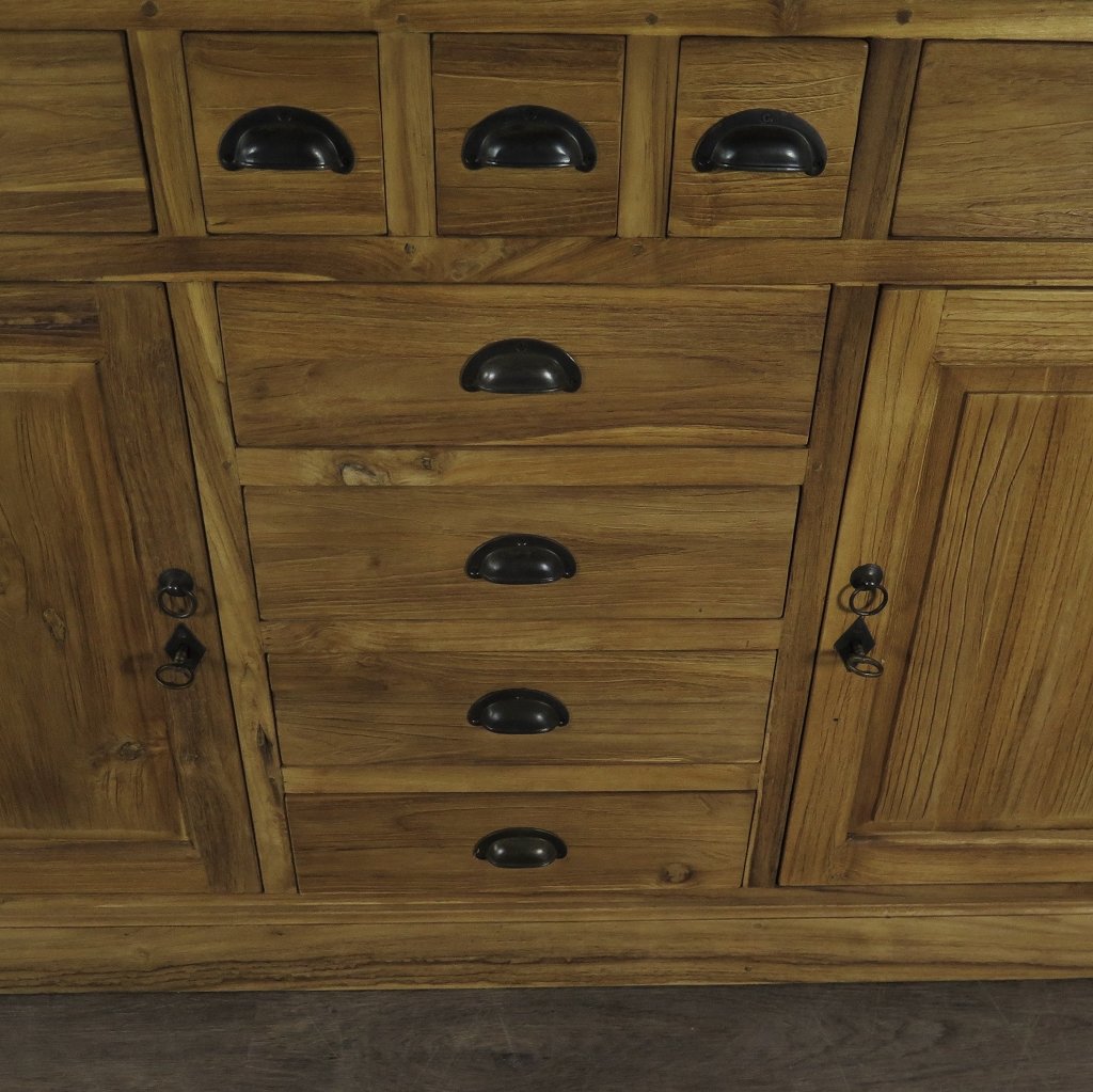 Sideboard Anrichte Teakholz 2,20 m