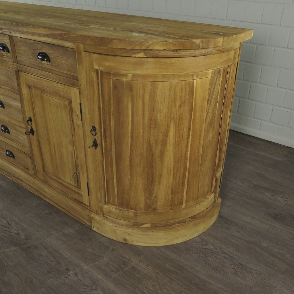 Sideboard Anrichte Teakholz 2,20 m