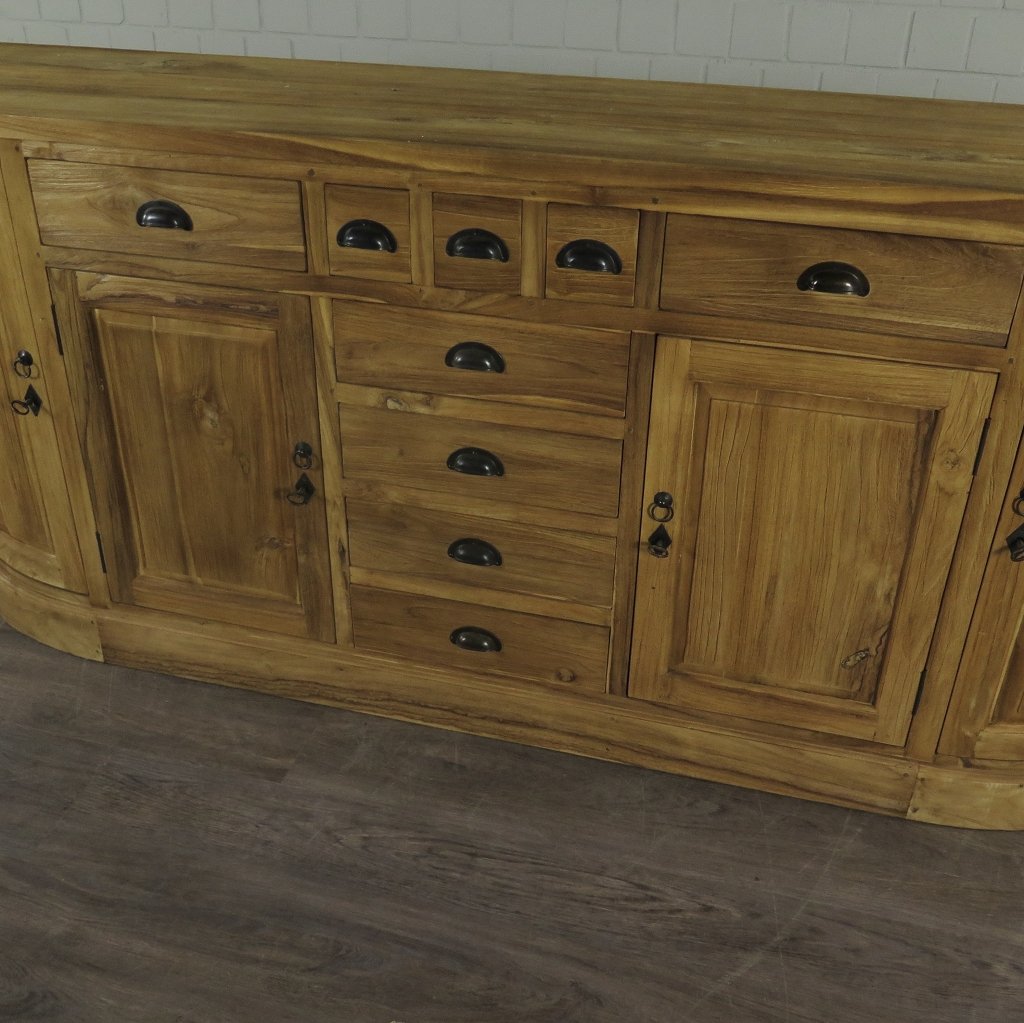 Sideboard Anrichte Teakholz 2,20 m