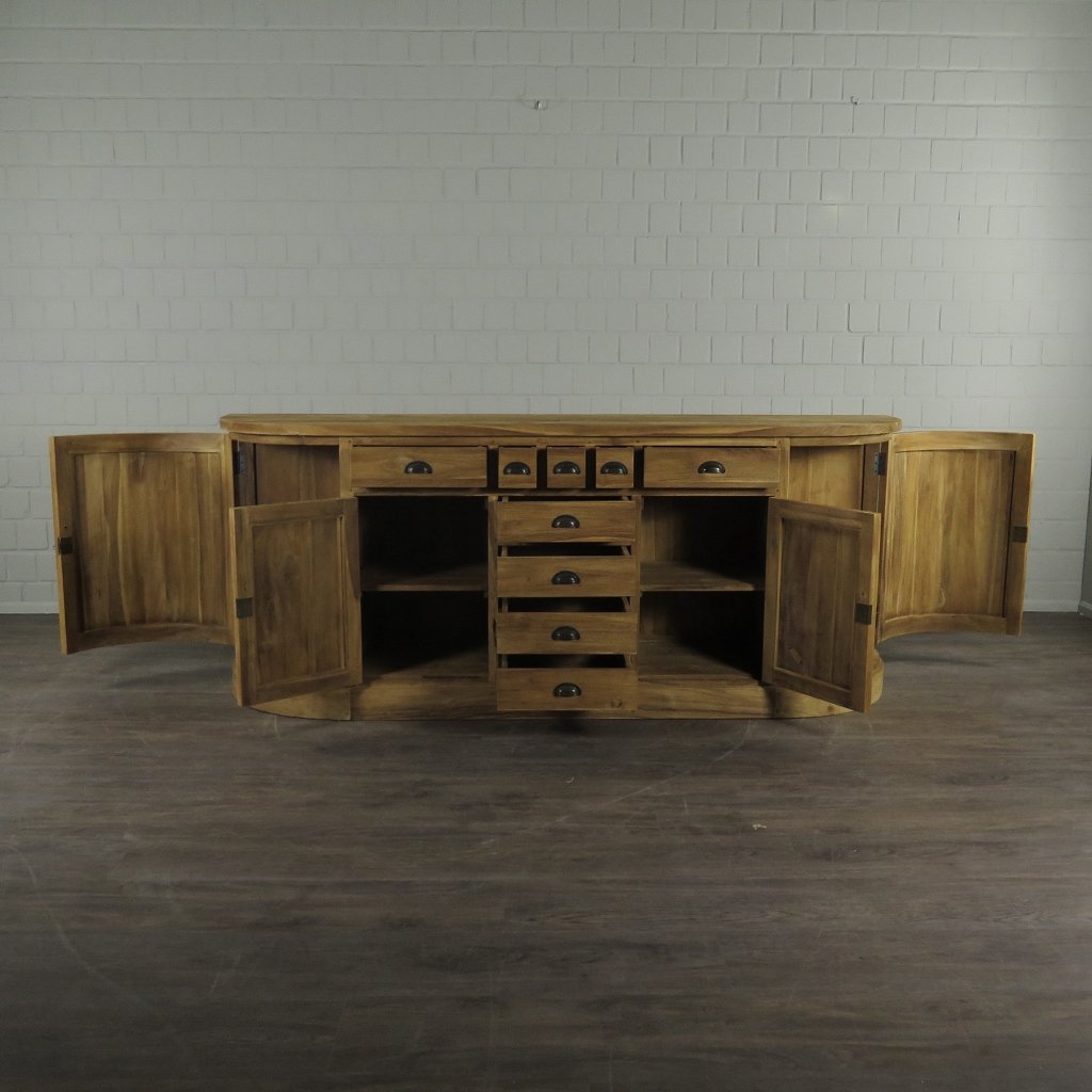 Sideboard Anrichte Teakholz 2,20 m