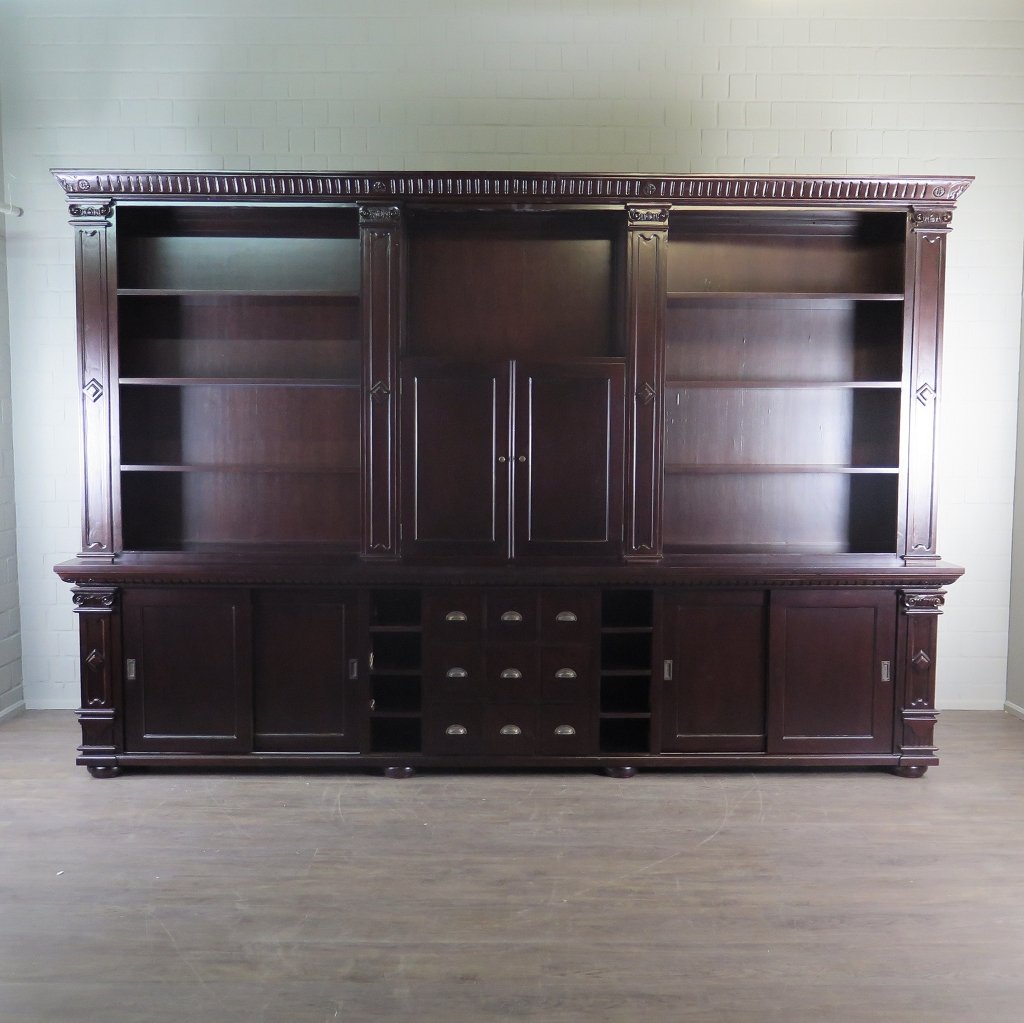 Regal Schrank Bella Mahagoni 3,75 m 