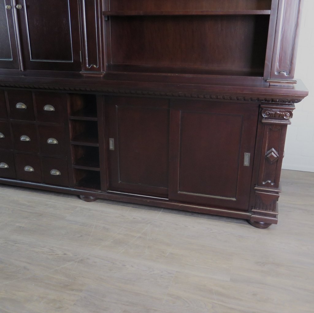 Regal Schrank Bella Mahagoni 3,75 m