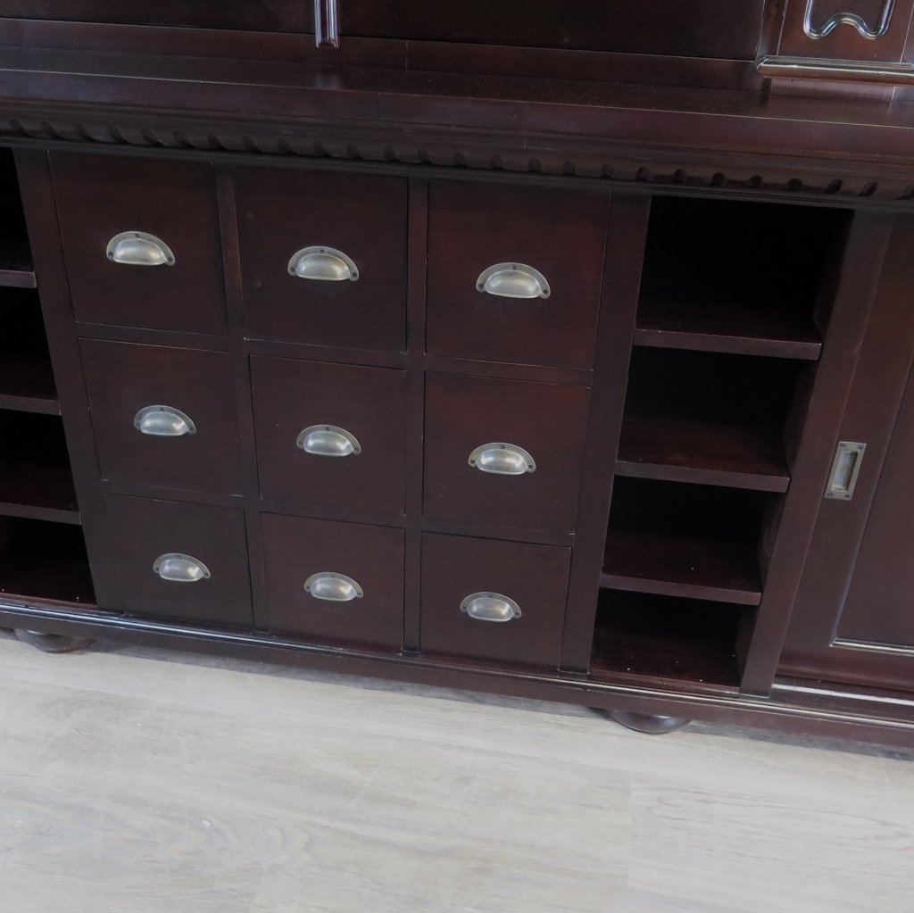 Regal Schrank Bella Mahagoni 3,75 m