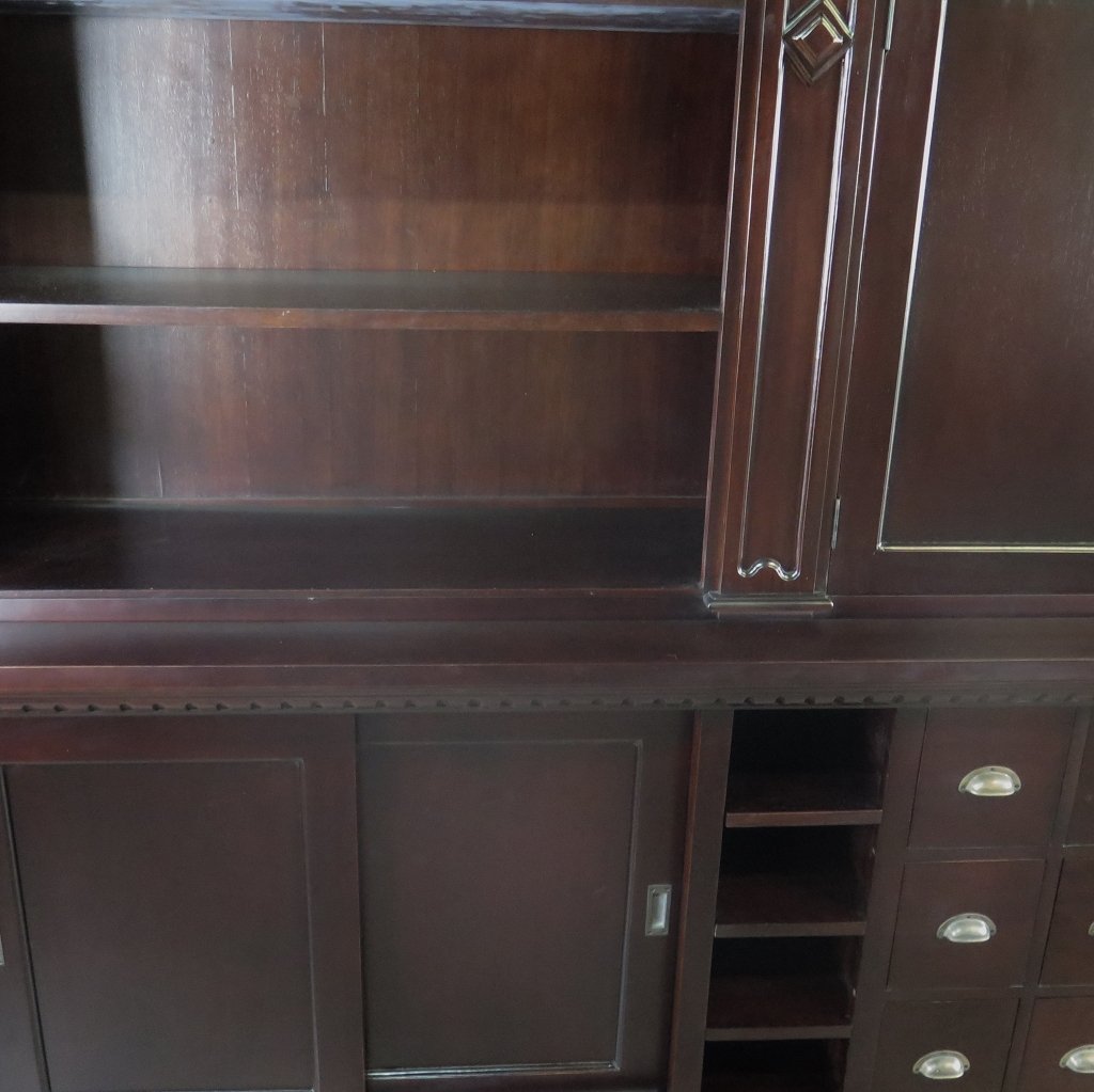 Regal Schrank Bella Mahagoni 3,75 m