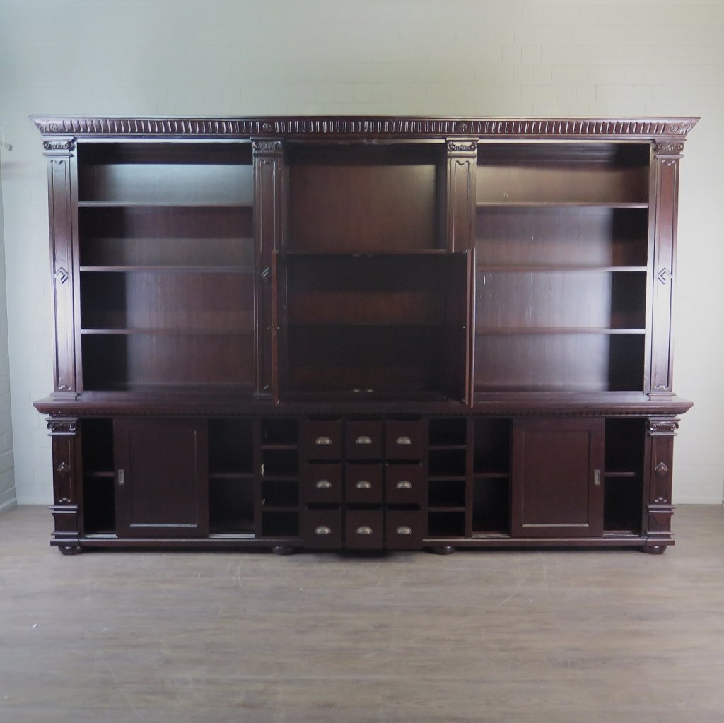 Regal Schrank Bella Mahagoni 3,75 m
