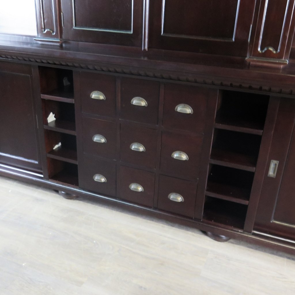 Regal Schrank Bella Mahagoni 3,75 m