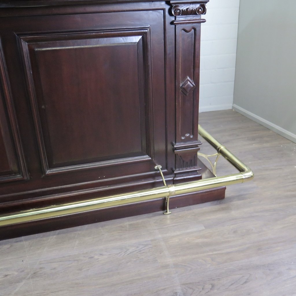 Theke Tresen Regal Bella Mahagoni 3,75 m