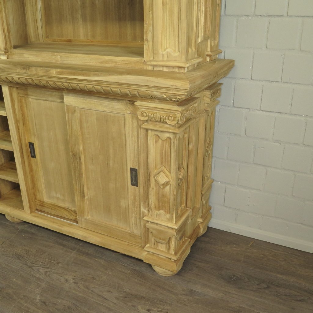 Theke Tresen Regal Bella Teakholz 3,00 m
