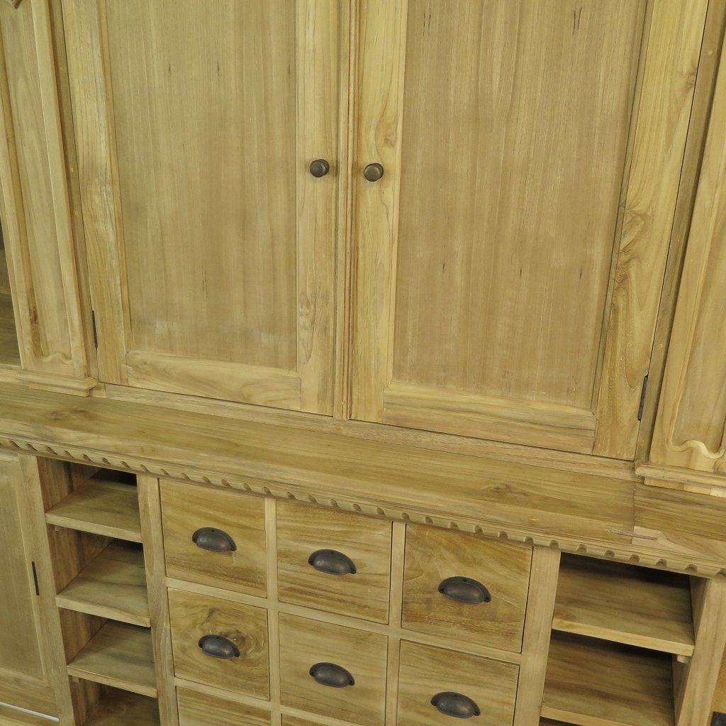 Regal Schrank Bella Teakholz 3,00 m