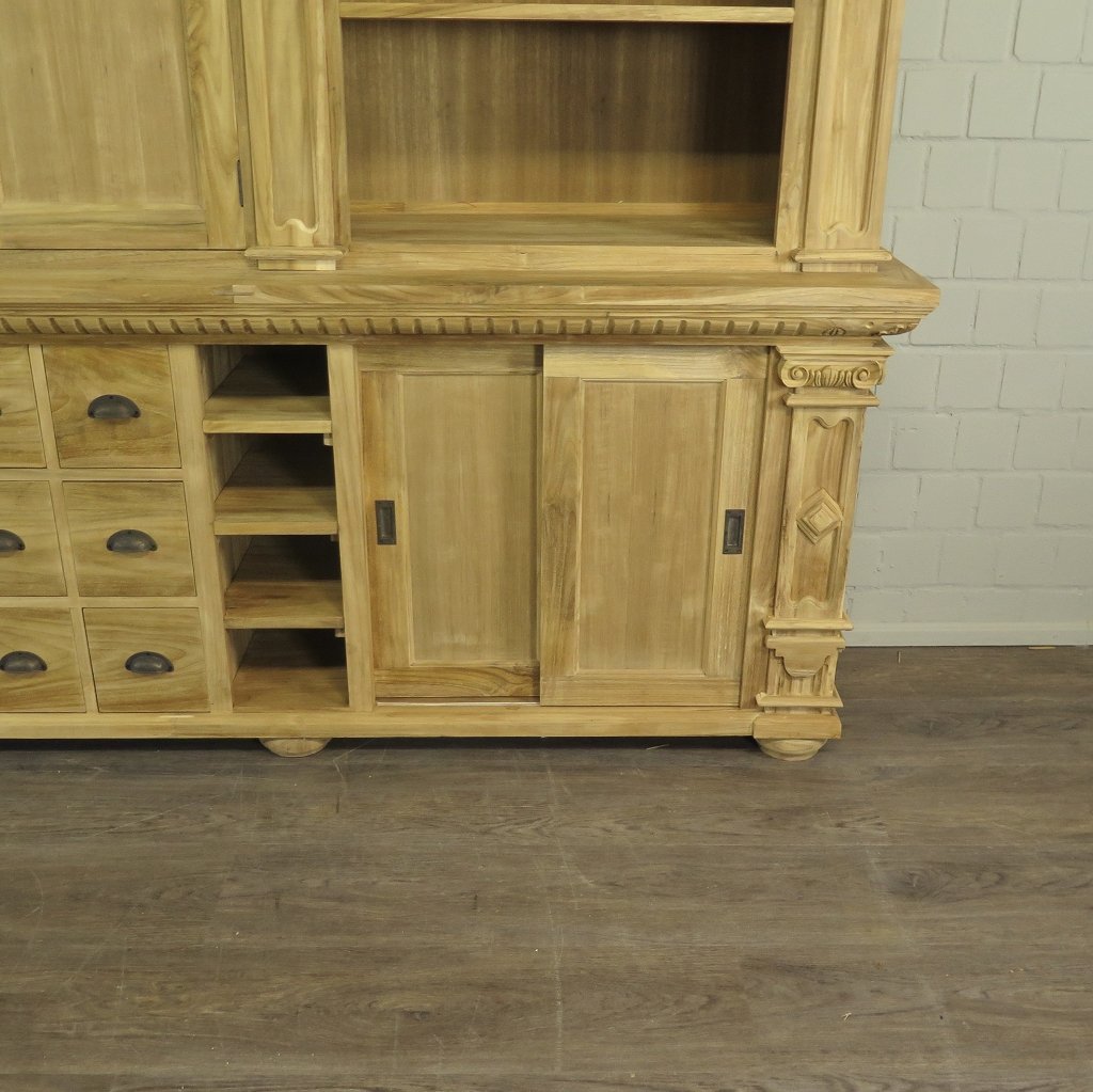 Theke Tresen Regal Bella Teakholz 3,00 m