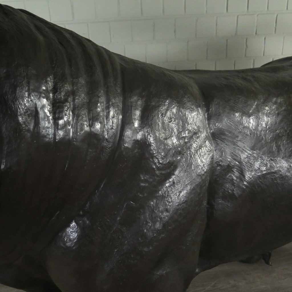 Skulptur Dekoration Stier Bronze 1,60 m