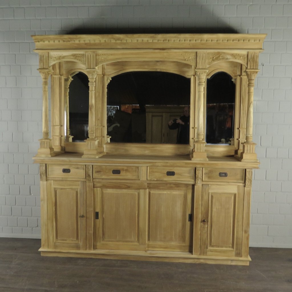 Englische Bar Theke Teakholz 2,30 m