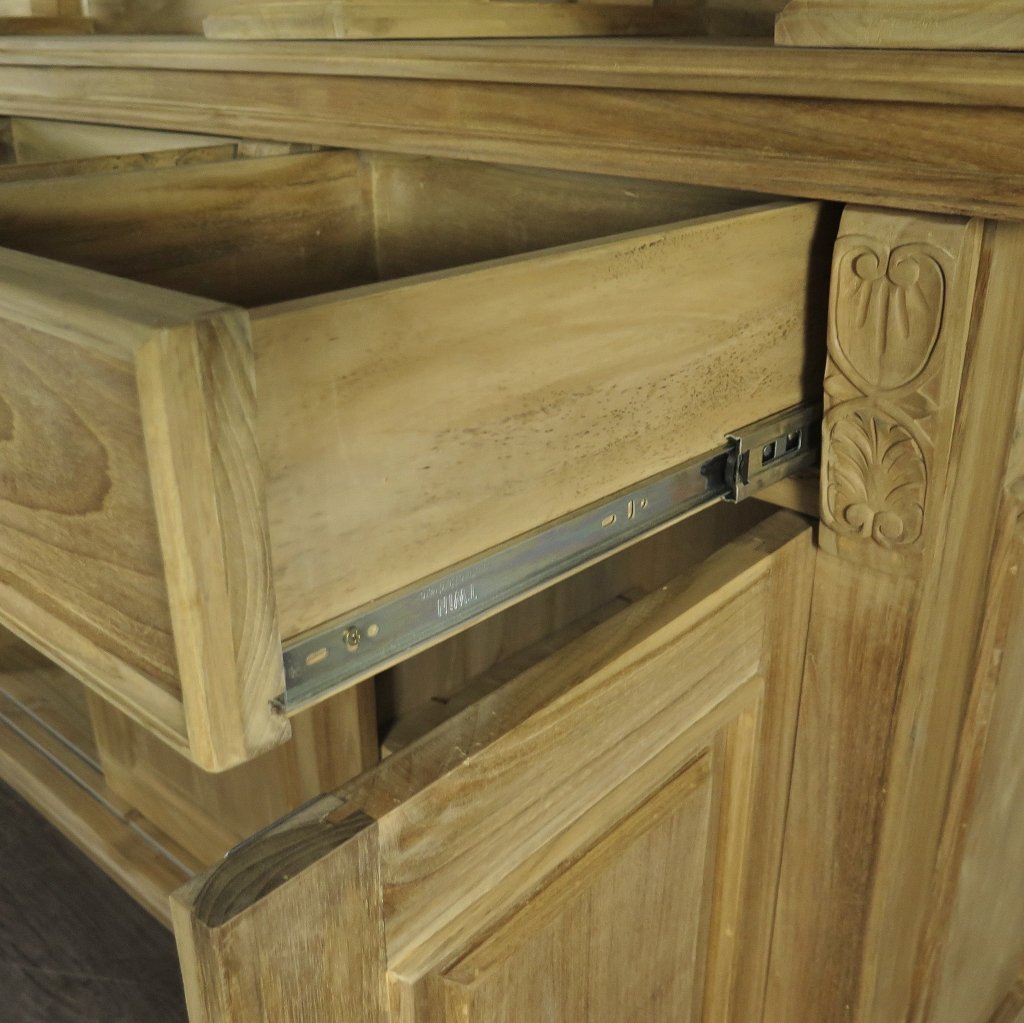 Englische Bar Theke Teakholz 2,30 m