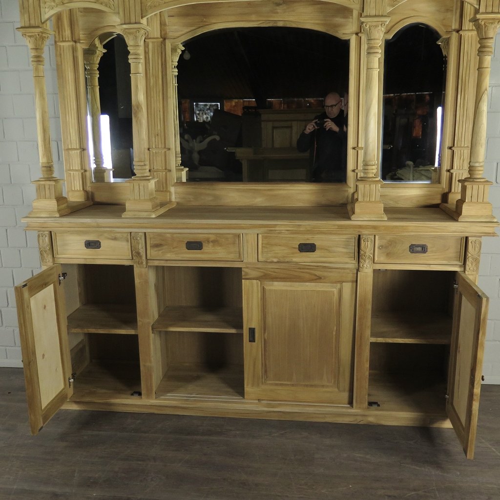 Englische Bar Theke Teakholz 2,30 m